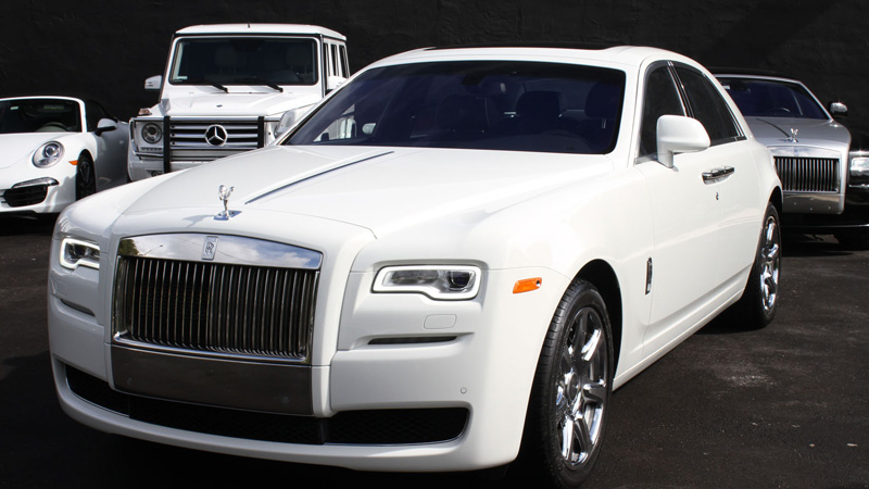 Kettering Rolls Royce Ghost Wedding Car